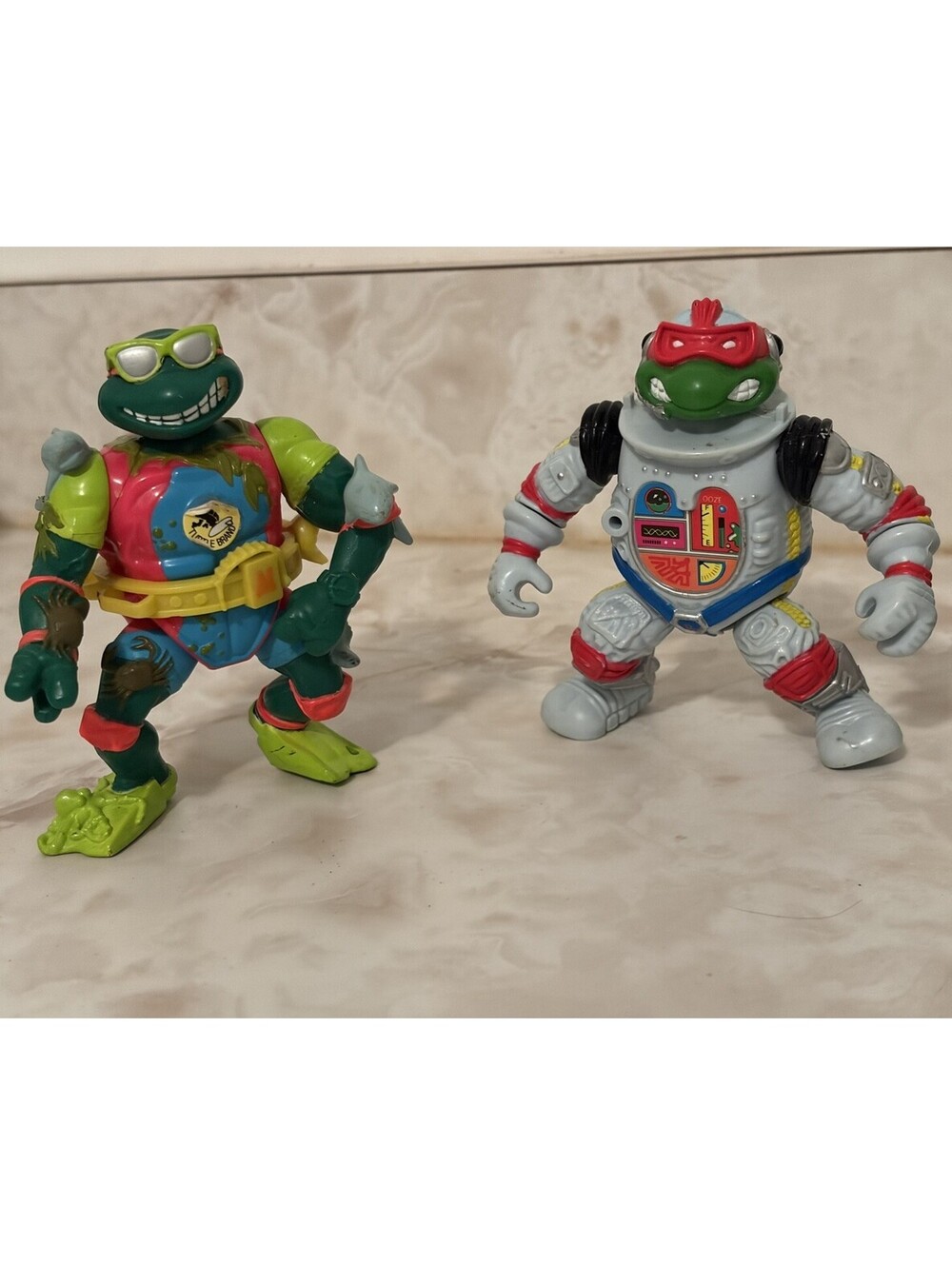 Lot of 4 Vintage 1990 1991 TMNT Teenage Mutant Ninja Turtles Action Figures Toys - Picture 2 of 9
